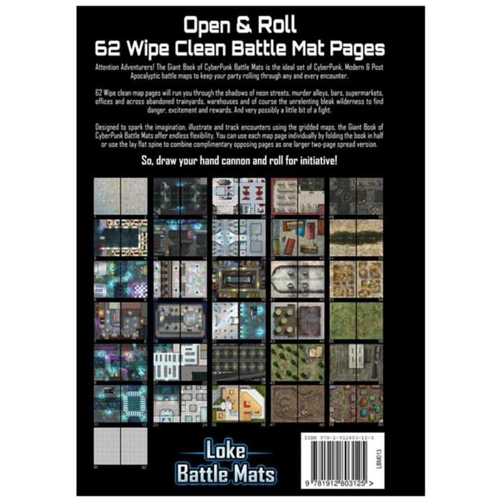 Giant Book of CyberPunk Battle Mats - ACCESSORIES