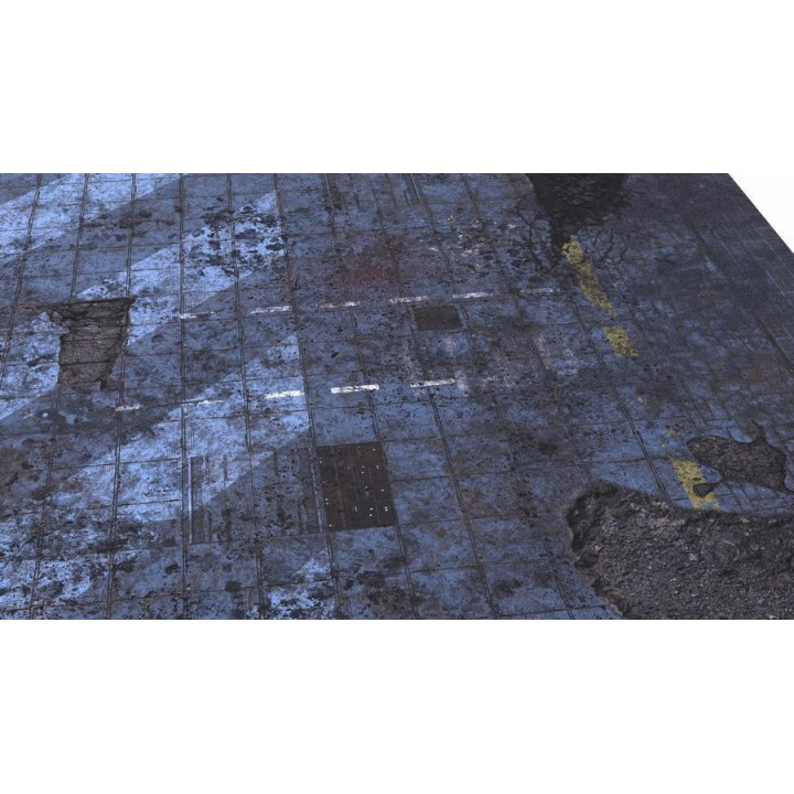 ACCESSOIRES - 44"x30" Double sided G-Mat: Cyberpunk and Mars