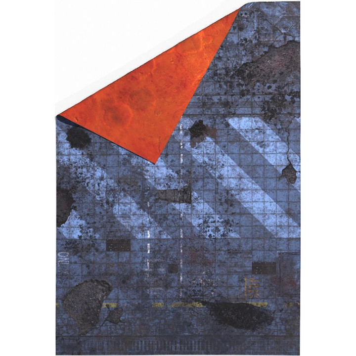 ACCESSOIRES - 44"x30" Double sided G-Mat: Cyberpunk and Mars