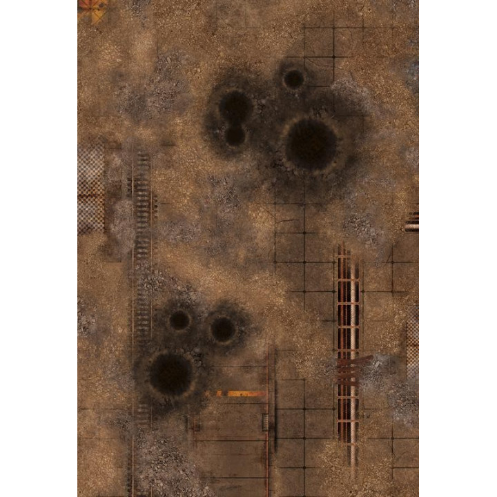 ACCESSOIRES - 44"x30" Double sided G-Mat: Quarantine and Fallout Zone