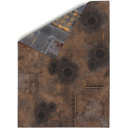 ACCESSOIRES - 44"x60" Double sided G-Mat: Quarantine and Fallout Zone