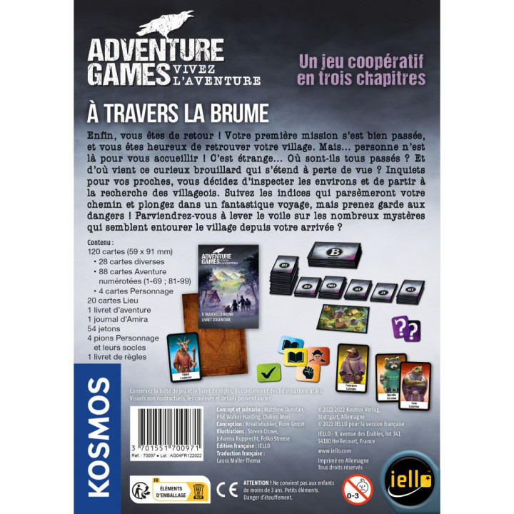JEUX COOPÉRATIFS - Adventure Games - A Travers la Brume