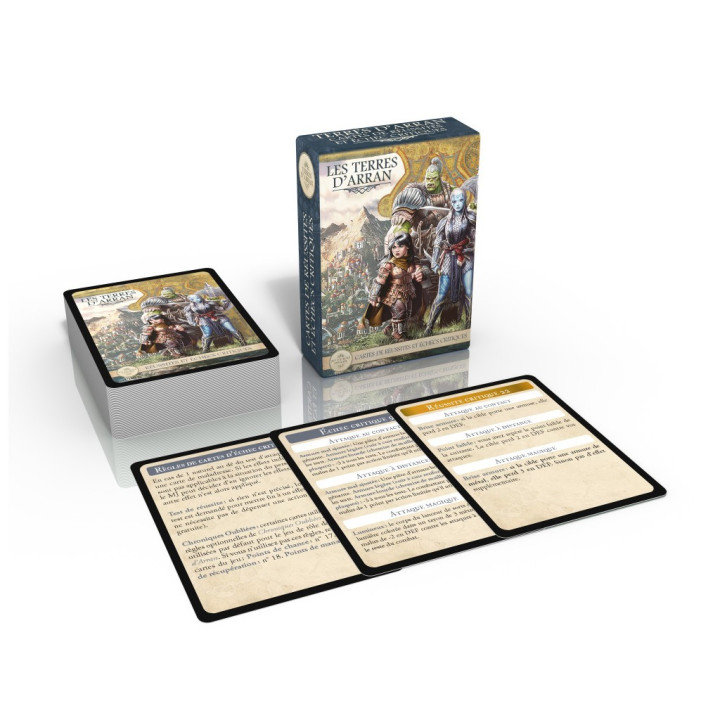 Les Terres d'Arran - Cartes de réussites et échecs critiques - MEDIEVAL AND FANTASY