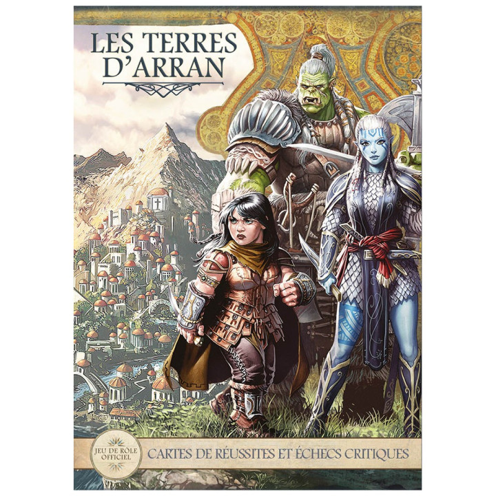 Les Terres d'Arran - Cartes de réussites et échecs critiques - MEDIEVAL AND FANTASY