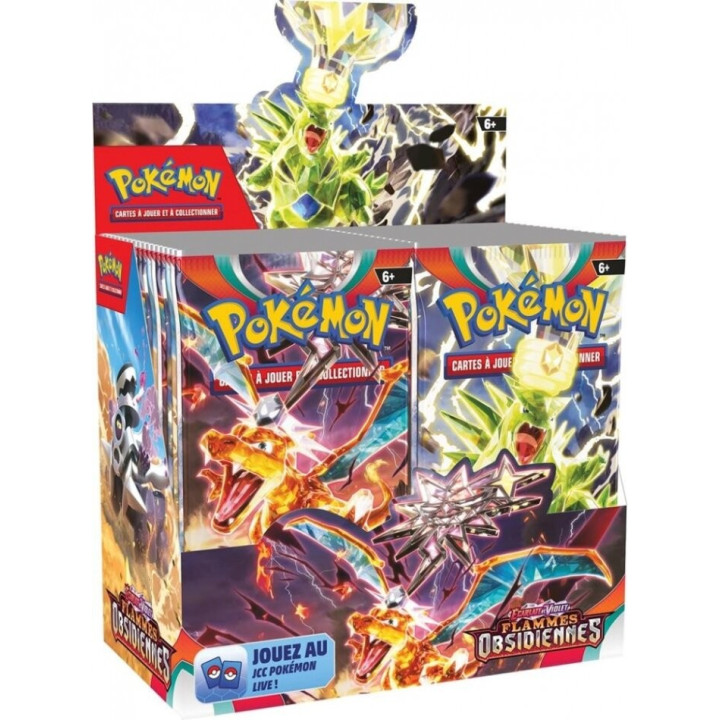 Display Pokemon "SV03 Flammes Obsidiennes" 36 Boosters - POKÉMON