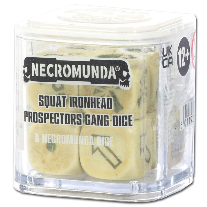 Necromunda-Squad ironhead Prospectors gang dice - DICE - COUNTERS