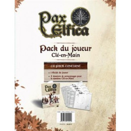 Pax Elfica - Pack du Joueur (5e Edition) - MEDIEVALE E FANTASY