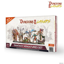Dungeons & Lasers - Fantasy Miniatures Set - GIOCHI DA TAVOLO