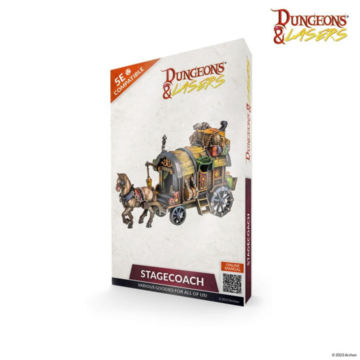 Dungeons & Lasers - Stagecoach - BOARD GAMES