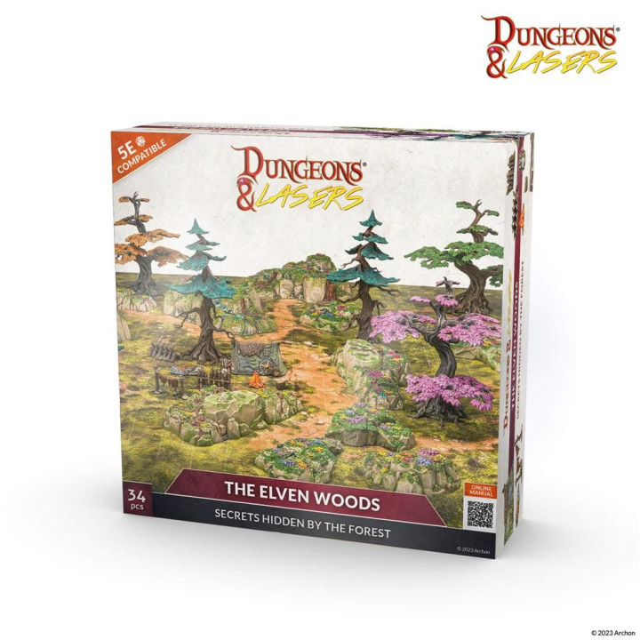Dungeons & Lasers - The Elven Woods - MINIS