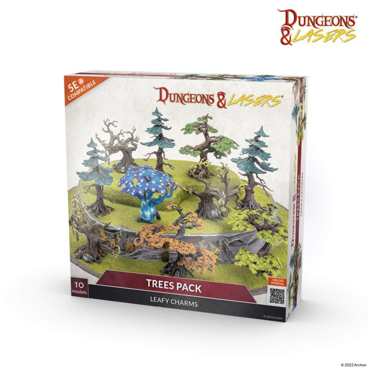 FIGURINES - Dungeons & Lasers - Trees pack