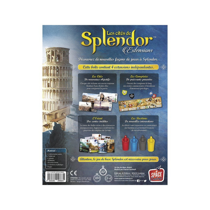 Splendor - Les Cités de Splendor Extension - GESELLSCHAFTSSPIELE