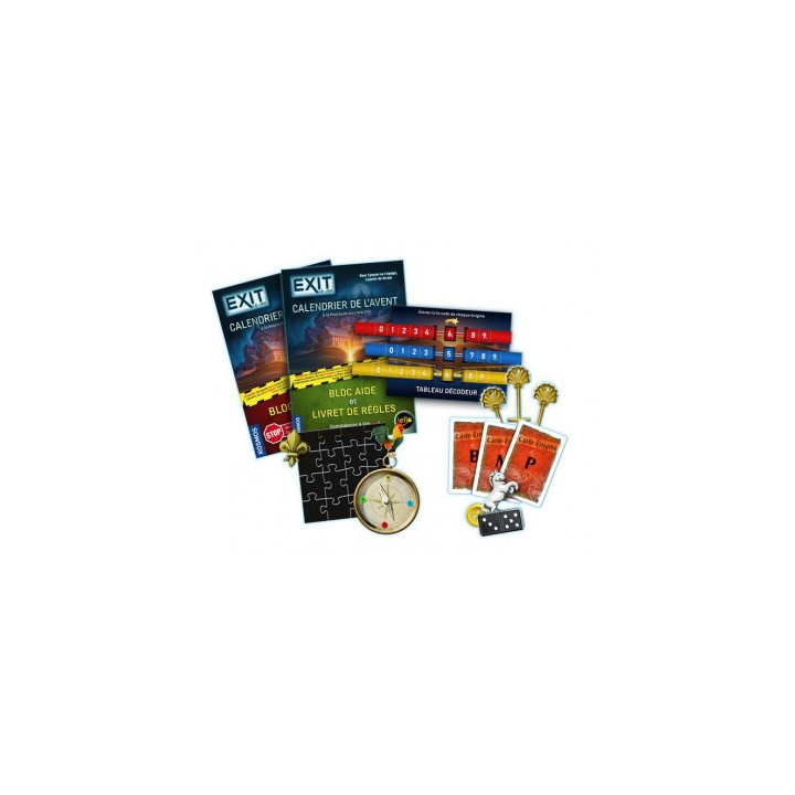 Exit - Calendrier de l'Avent : A la Poursuite du Livre d'Or - GIOCHI DA TAVOLO