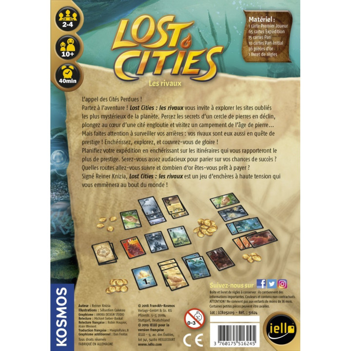 Lost Cities - Les Rivaux - GIOCHI DA TAVOLO
