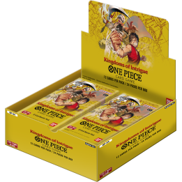 TCG - One piece - Kingdoms Of Intrigue - OP-04 - Booster display