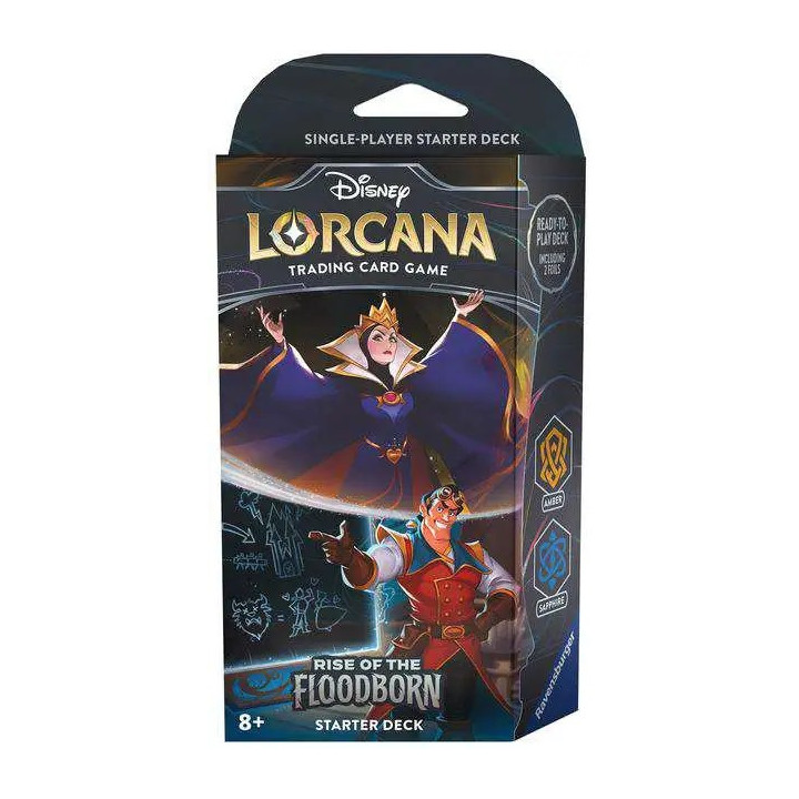 Disney Lorcana - Rise of the Floodborn - Starter Deck - Amber Saphire - LORCANA