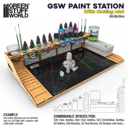 Paint Station with Cutting Mat - MODELLING TOOLS + ACCESSORIES
