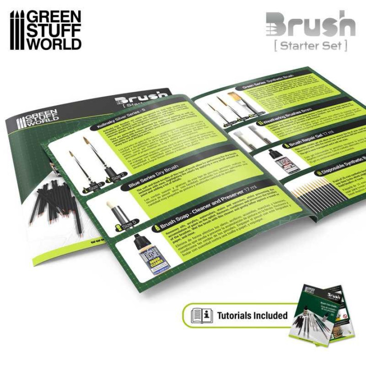 A TRIER - Set pinceaux de base - Green Stuff World