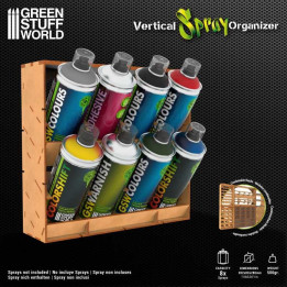 Vertical Spray Organizer - HOBBY DISPLAYS