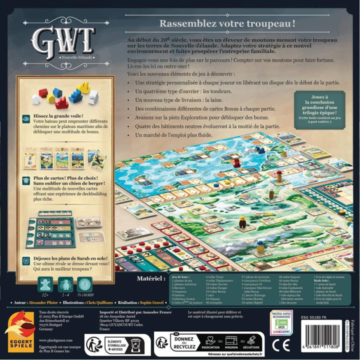 Great Western Trail - Nouvelle-Zélande - EXPERT GAMES