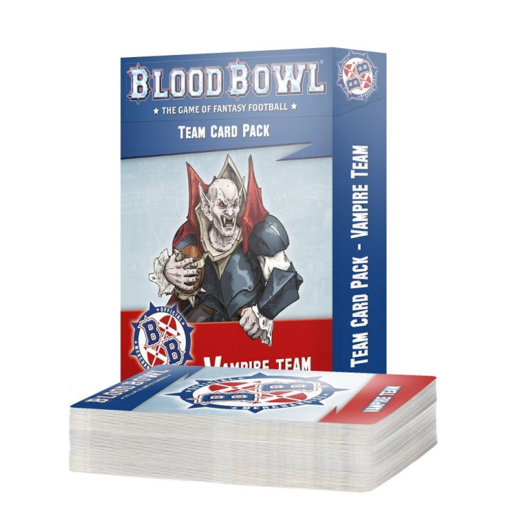 BLOOD BOWL - Blood Bowl Vampire Team Card Pack (Anglais)