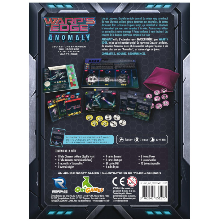 Warp's Edge - Anomaly - BOARD GAMES