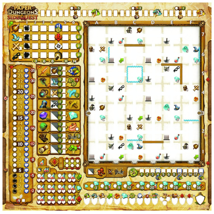 JEUX DE SOCIÉTÉ - Paper Dungeons - Side Quest