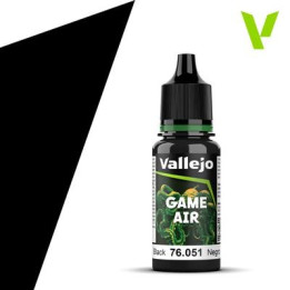 VALLEJO - Game air - black 18ml (76.051)