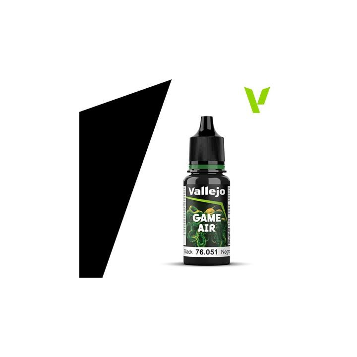 VALLEJO - Game air - black 18ml (76.051)