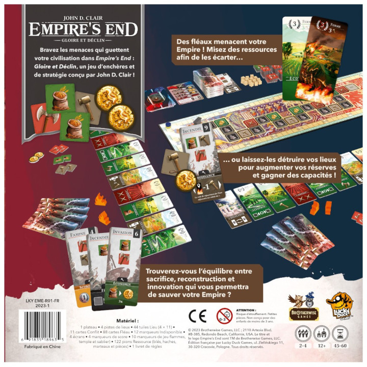 Empire's End - Gloire et Déclin - Edition Deluxe - BOARD GAMES