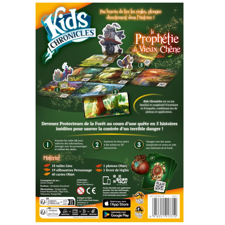 Kids Chronicles - La Prophétie du Vieux Chêne - BOARD GAMES
