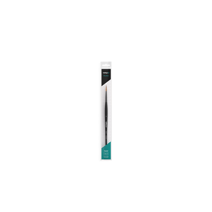 PINCEAUX - VALLEJO - BRUSH / DETAIL - ROUND SYNTHETIC BRUSH NO. 3