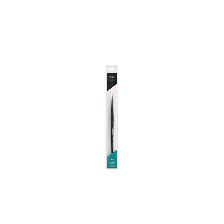 PINCEAUX - VALLEJO - BRUSH / DETAIL - ROUND SYNTHETIC BRUSH NO. 0