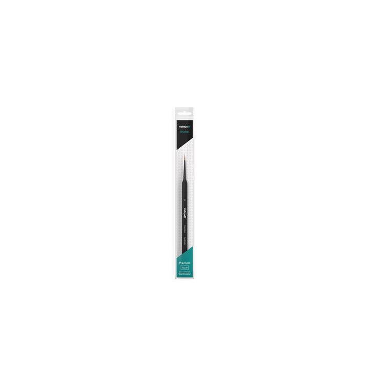 PINCEAUX - VALLEJO - BRUSH / PRECISION - ROUND SYNTHETIC BRUSH, TRIANGULAR HANDLE NO. 0
