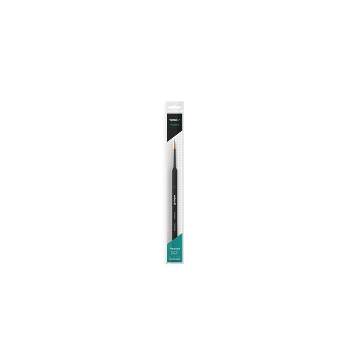 PINCEAUX - VALLEJO - BRUSH / PRECISION - ROUND SYNTHETIC BRUSH, TRIANGULAR HANDLE NO. 3