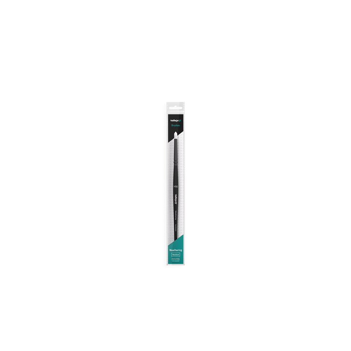 PINCEAUX - VALLEJO - BRUSH / WEATHERING - WEATHERING ROUND SYNTHETIC BRUSH MEDIUM