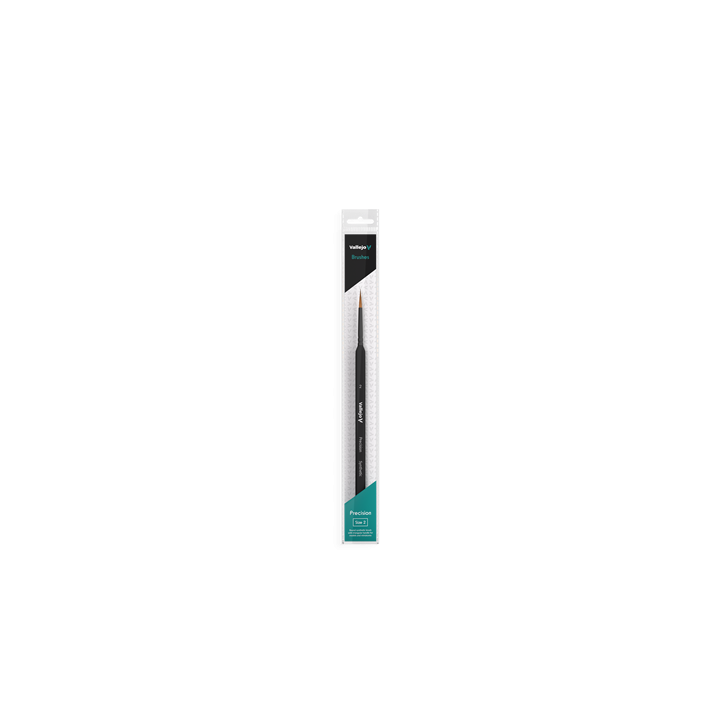 PINCEAUX - VALLEJO - BRUSH / PRECISION - ROUND SYNTHETIC BRUSH, TRIANGULAR HANDLE NO. 2