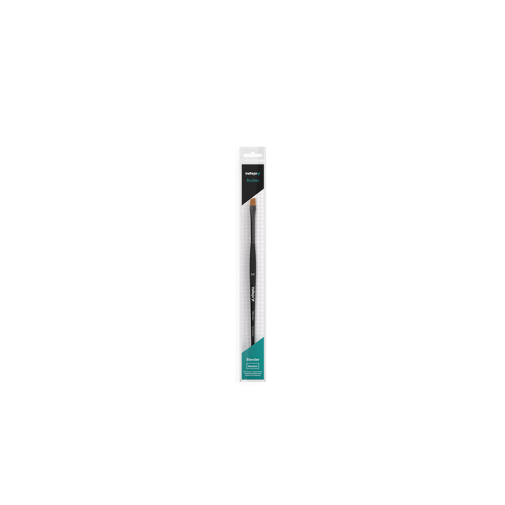 PINCEAUX - Vallejo - Brush / Blender - Flat Angled Synthetic Brush Medium