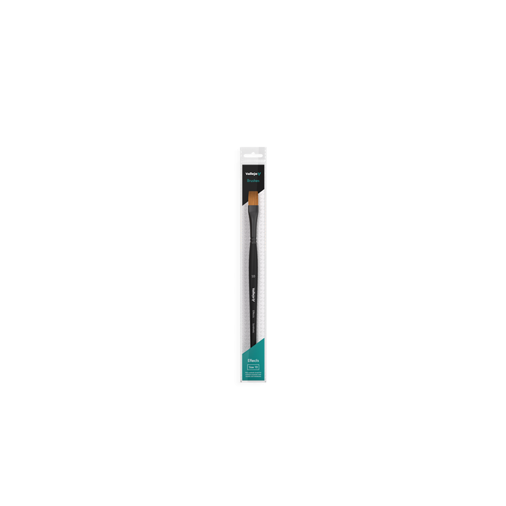 PINCEAUX - vallejo - brush / effects - flat rectangular synthetic brush no. 10