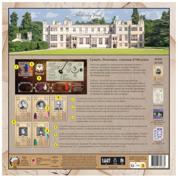 JEUX DE SOCIÉTÉ - Obsession - Upstairs, Downstairs