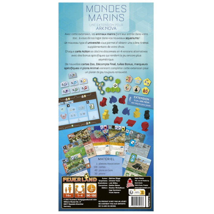 JEUX DE SOCIÉTÉ - Ark Nova - Mondes Marins