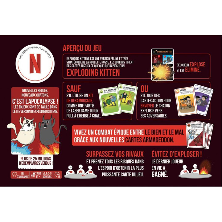 Exploding Kittens - Bien Vs Mal - MOOD GAMES