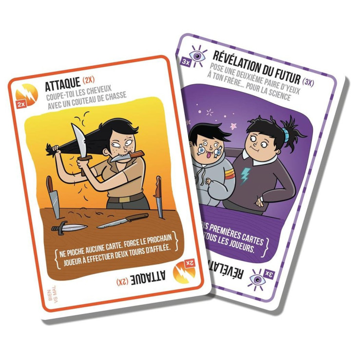 Exploding Kittens - Bien Vs Mal - MOOD GAMES
