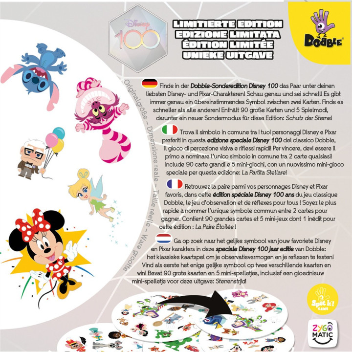 Dobble Disney - 100 Years of Wonder - FAMILIENSPIELE