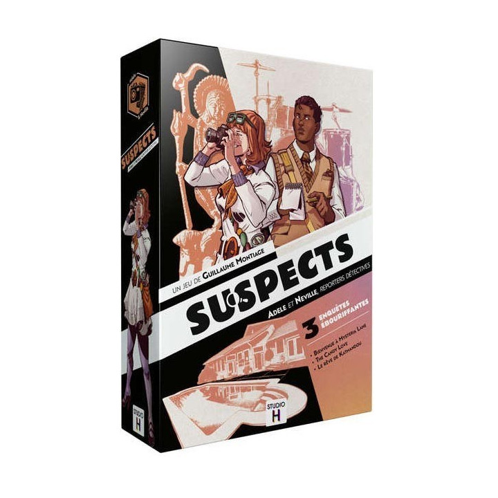 JEUX D'ENQUÊTE - Suspects 3 - Adèle & Neville, Reporters Detectives