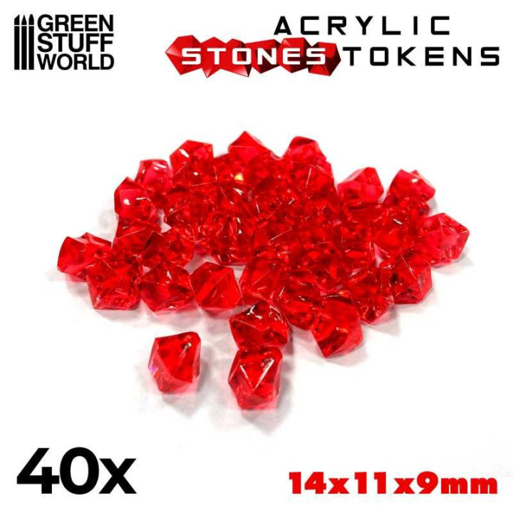 Acrylics Stones token - DICE - COUNTERS