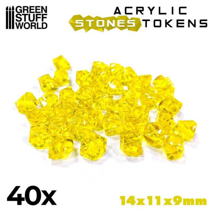 Acrylics Stones token - DICE - COUNTERS