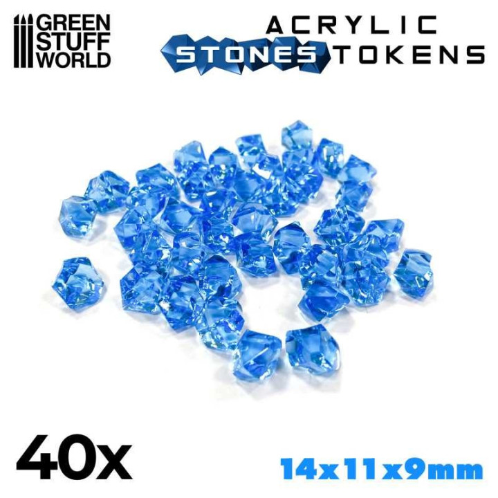 Acrylics Stones token - DICE - COUNTERS