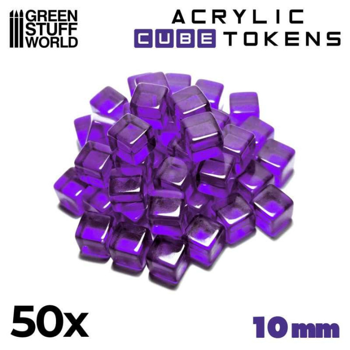 Jetons - Cubes 10mm - METRI