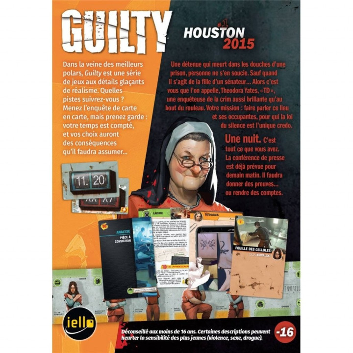 JEUX D'ENQUÊTE - Guilty : Houston 2015